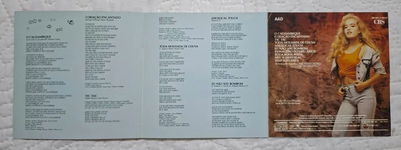 Cd Angélica O Calhambeque 1989 - Foto 4