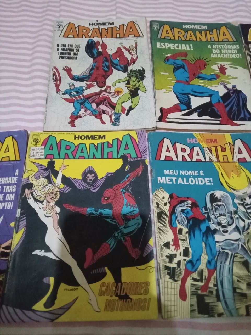 Sete hqs formatinho abril jovem do Homem Aranha: 43, 46, 53, 58, 59, 63, 66 - Foto 3