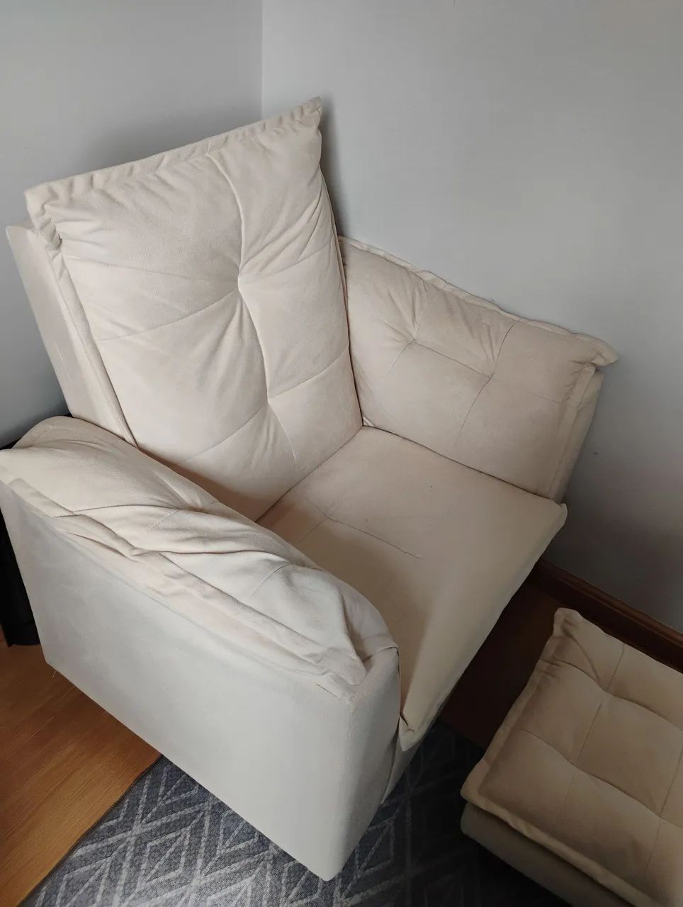 Poltrona de amamentação.