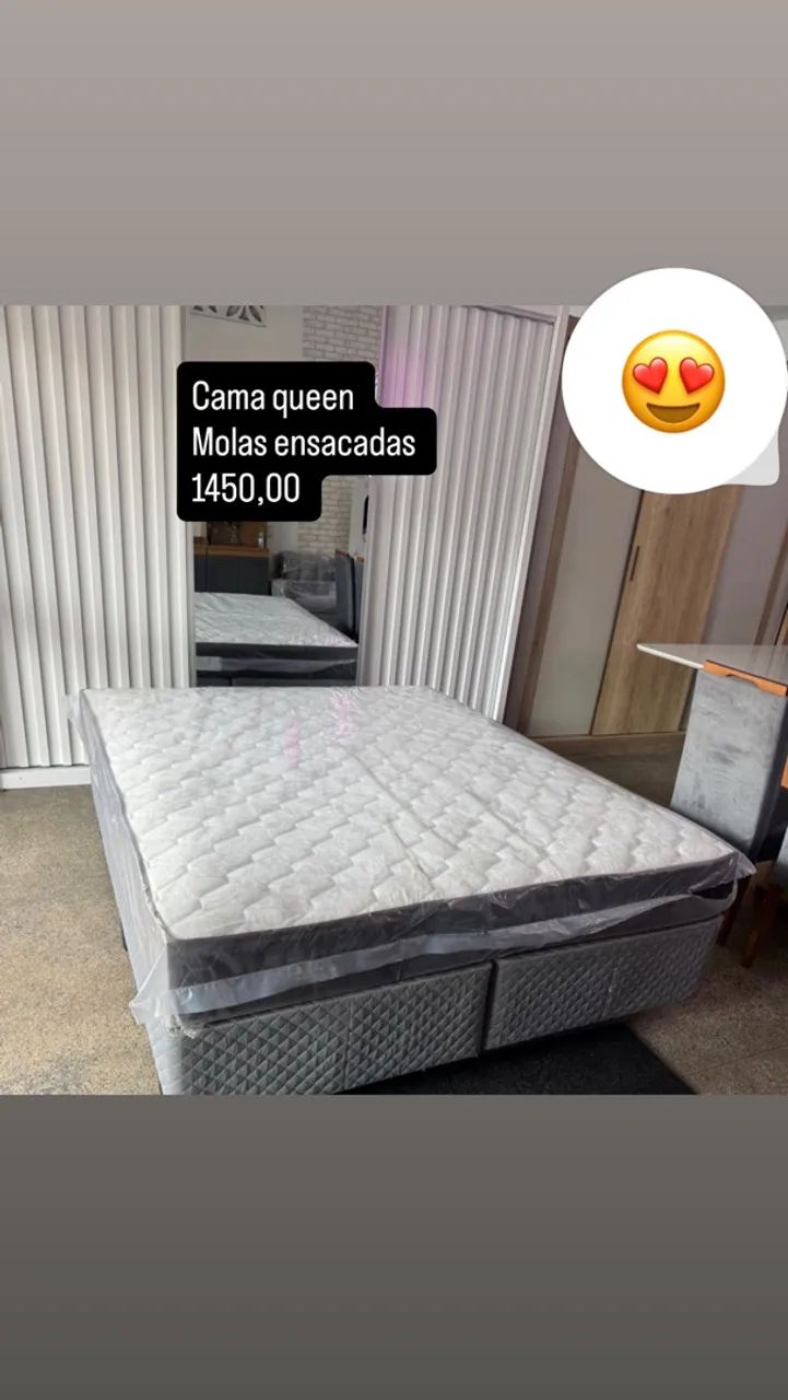 PROMOÇÃO CAMA QUEEN - base separada 1450 