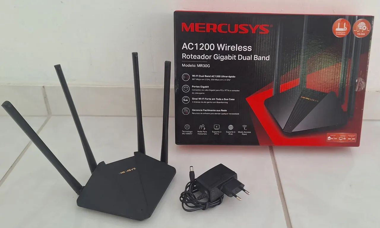 Roteador Wifi5 Mercusys AC1200 R$ 90,00 - Foto 3