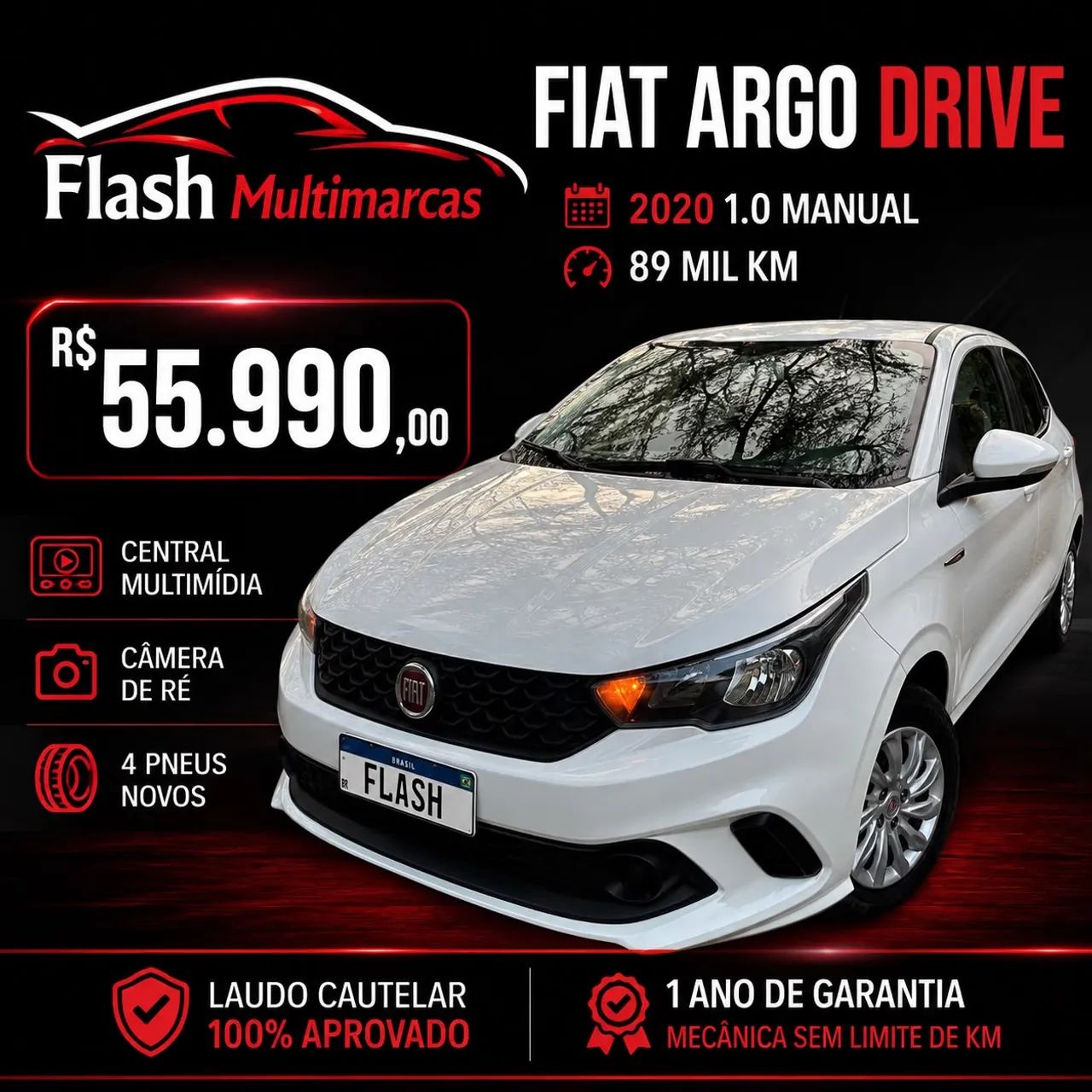 Fiat Argo Drive 1.0 6V Flex 2020