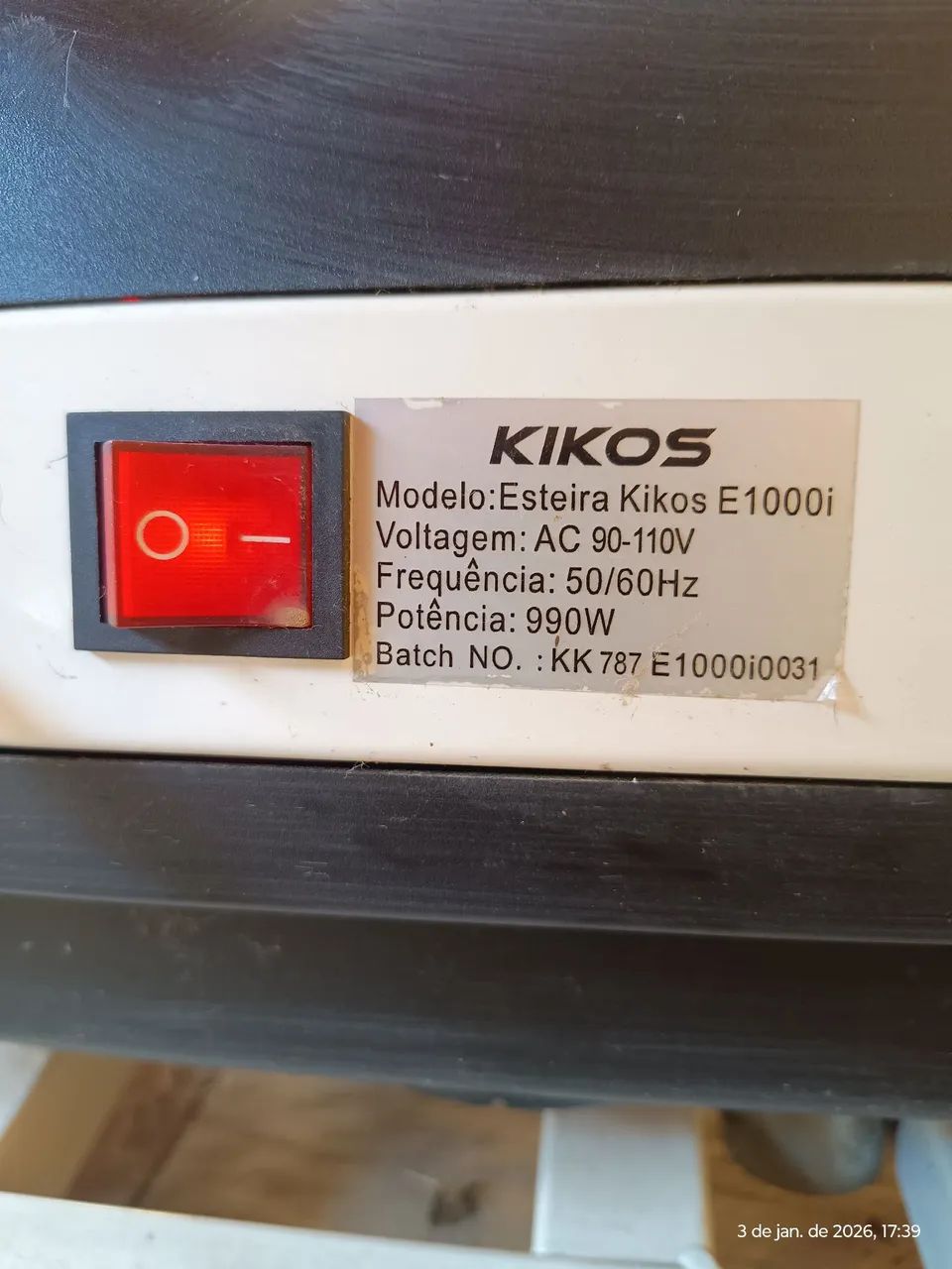 Esteira Elétrica Semi Nova Kikos - Foto 4