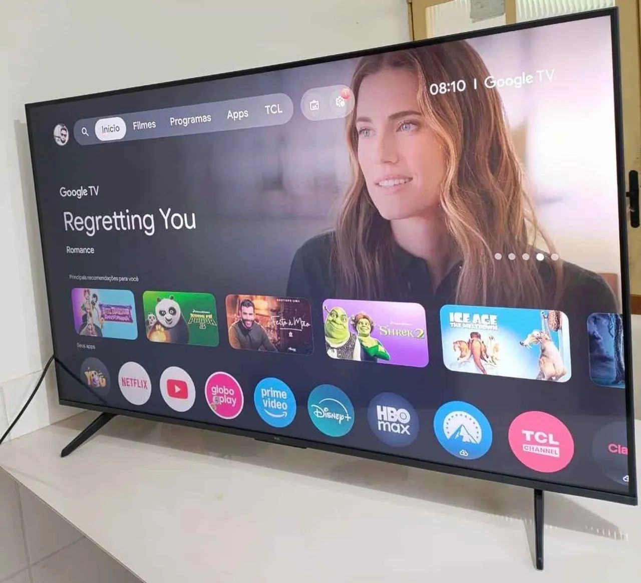 55 POLEGADAS 4K ANDROID GOOGLE TV PLAY STORE BLUETOOTH 300 CANAIS FAÇO ENTREGA SEM CUSTO - Foto 3