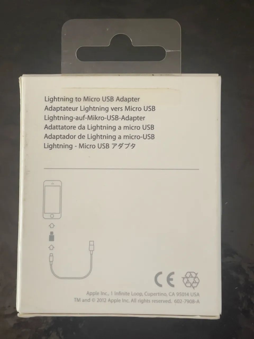 Adaptador Apple Original Micro USB para Lightning - Novo - Foto 3