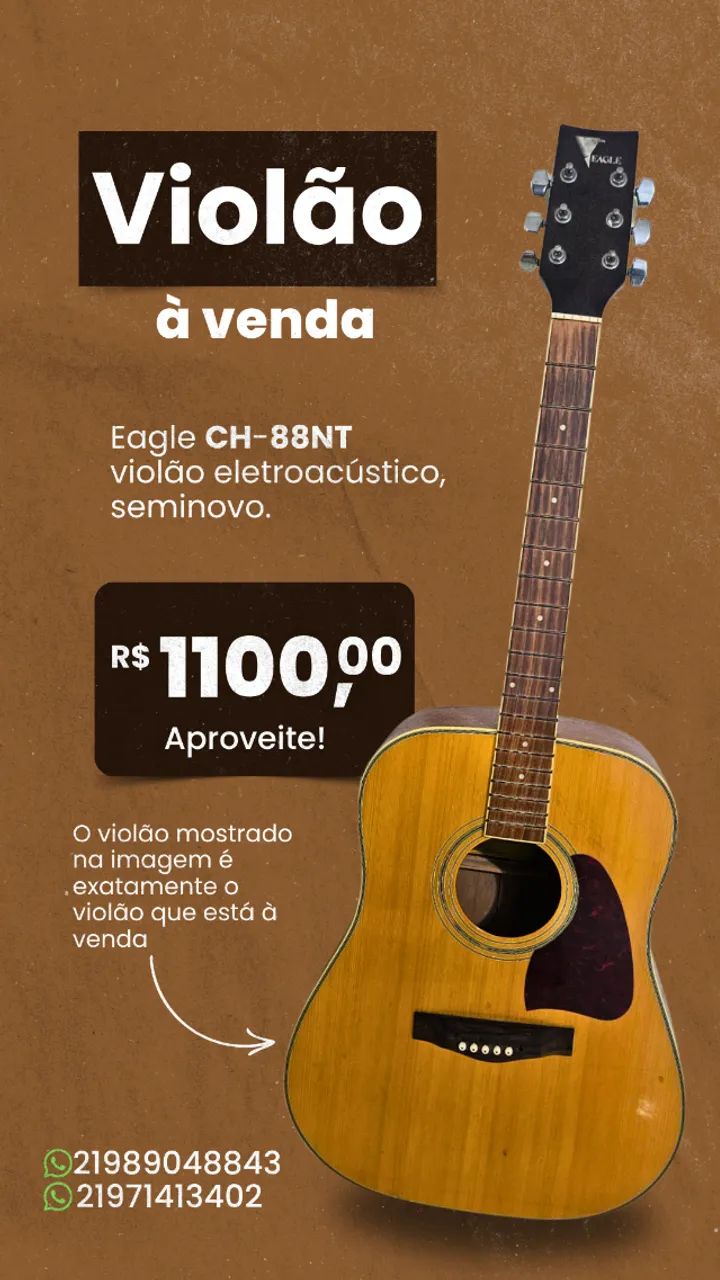 Violão CH-88NT - Foto 5
