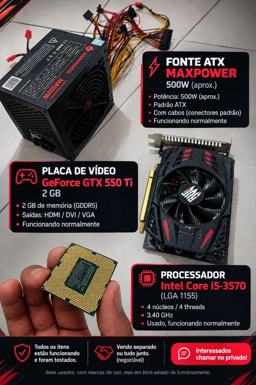 peças para pc 