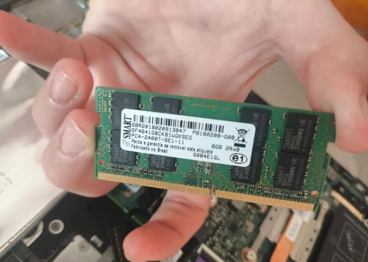 Memória ram ddr4 8 gb notebook 