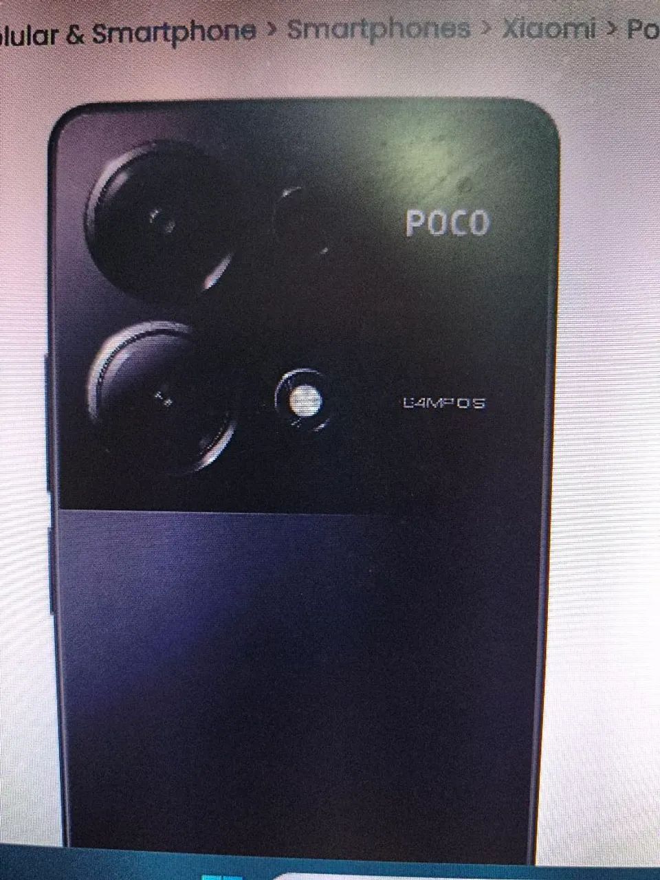 Celular POCO M6 PRO 256GB PRETO 