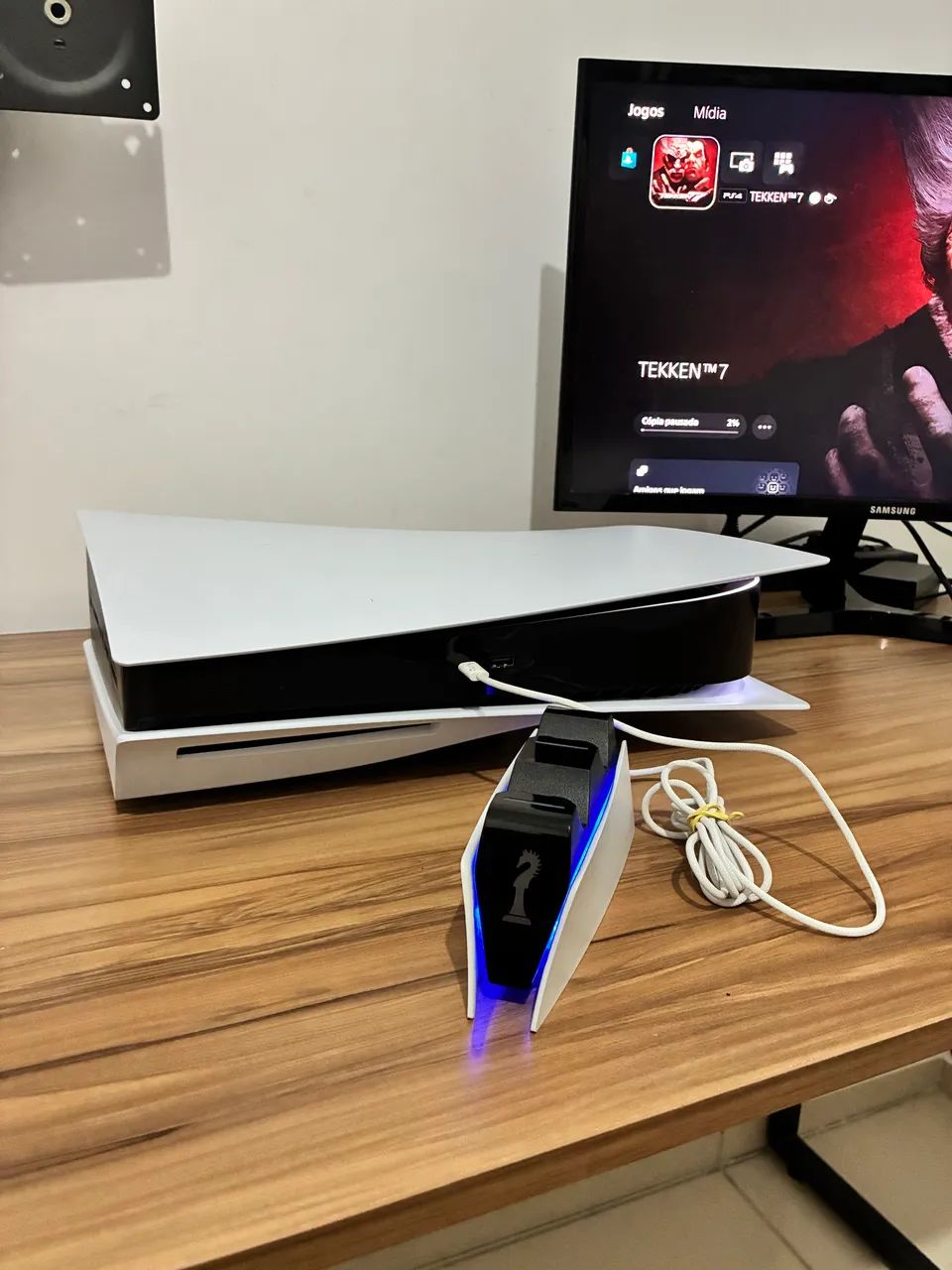 PS5 FAT COM LEITOR DE DISCO - Foto 2