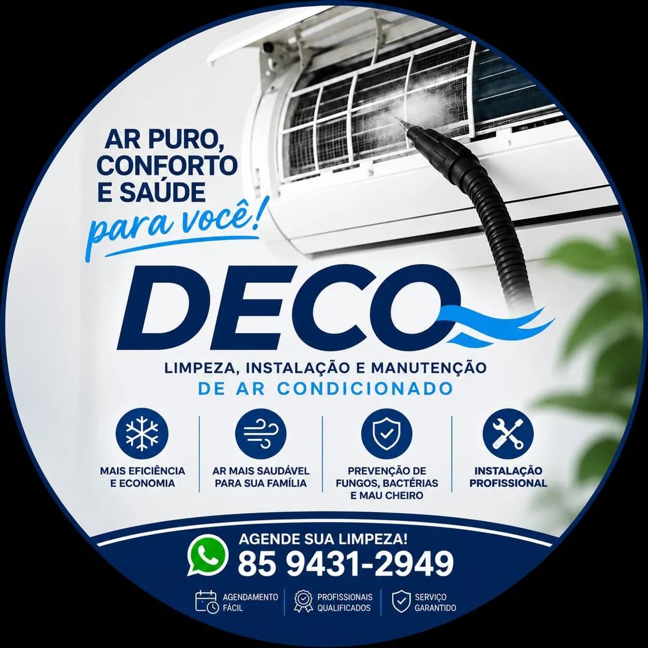 Limpeza e Manutenção de ar Condicionado
