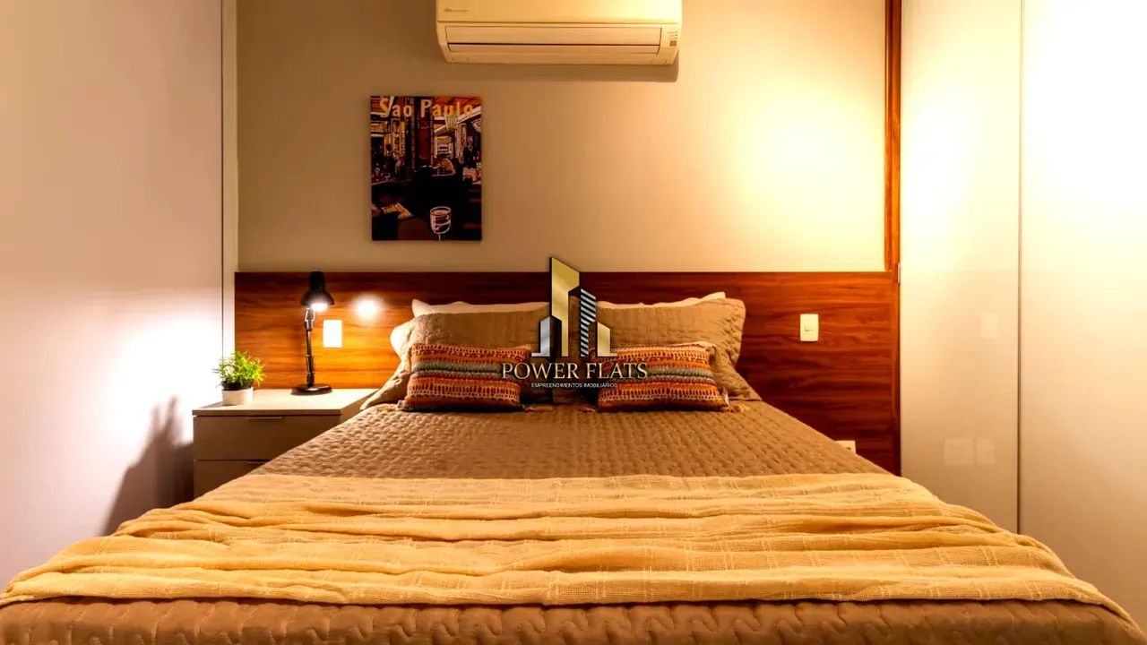 Flat duplex mobiliado para locação 45 m² 1 dormitório com vaga na Cidade Monções próximo à - Foto 8