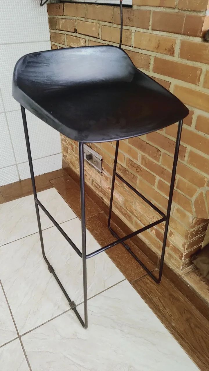 Cadeira alta preta - Foto 3