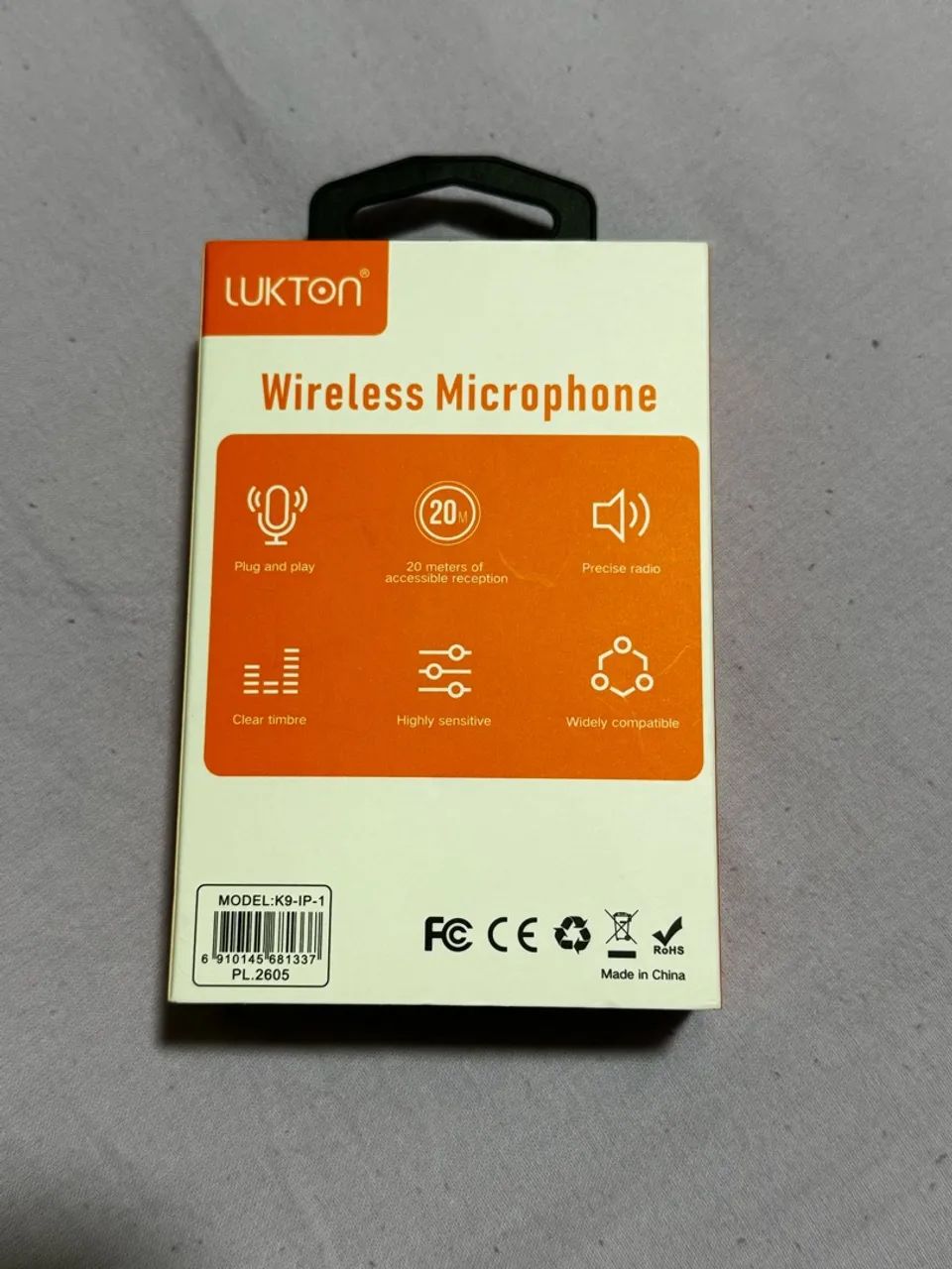 Microfone de Lapela entrada Lightning - Foto 3