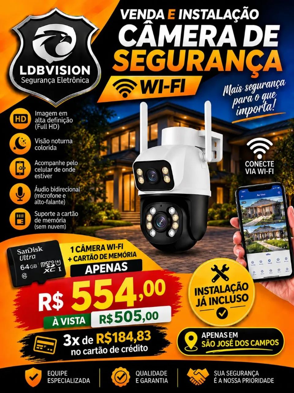 Câmera de segurança 
