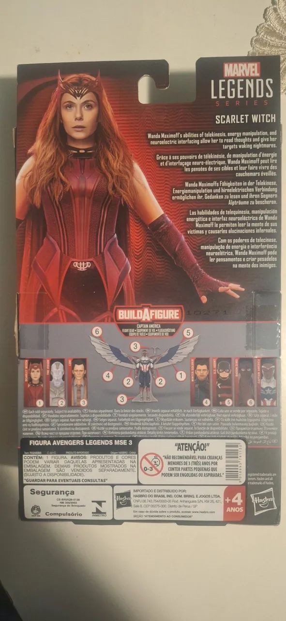 Boneco Marvel legends Hasbro feiticeira escarlate Wanda filme - Foto 2