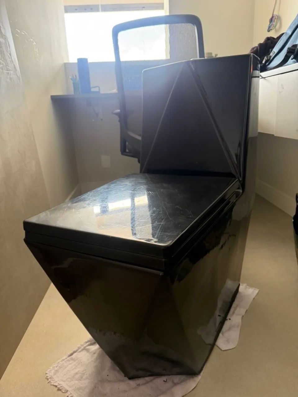 Vaso Sanitário Preto Monobloco Diamante Caixa Acoplada Gowff - Foto 5