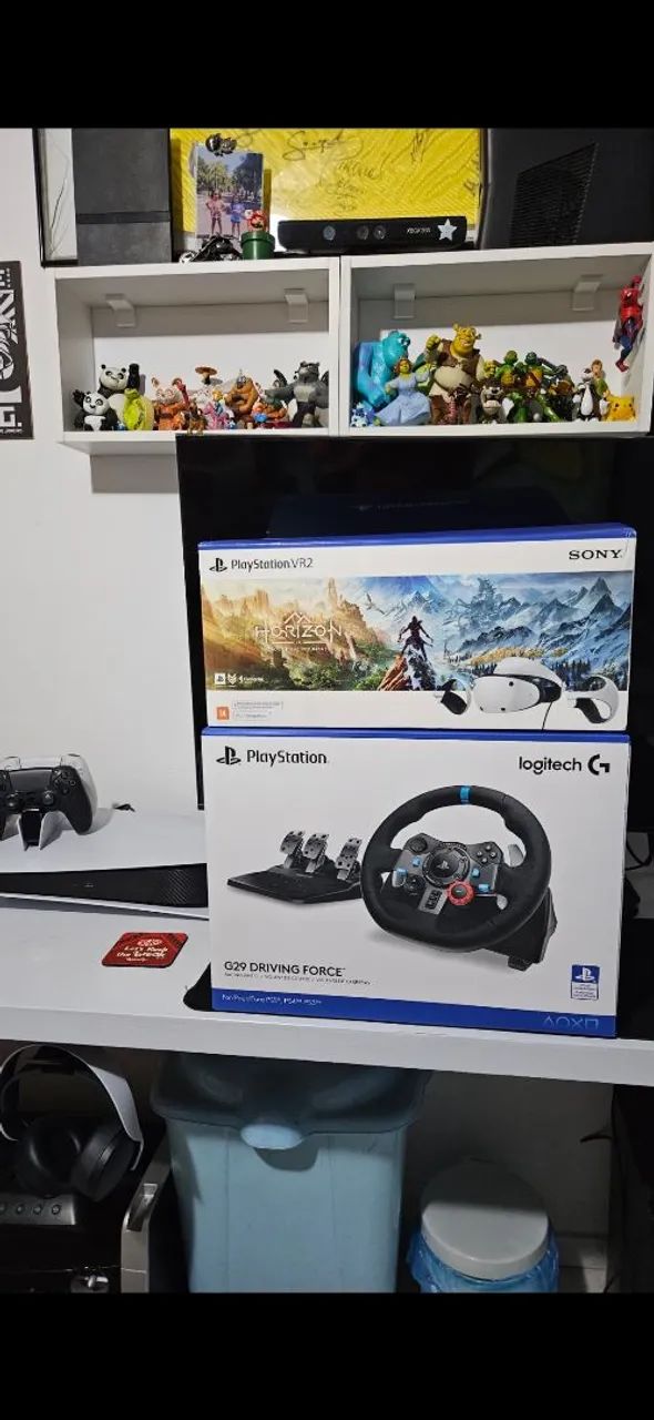 Volante Logitech - PC/PS5 e PS VR2