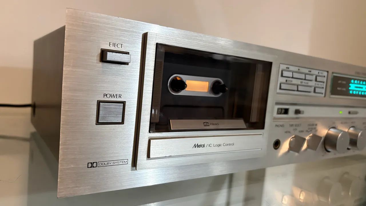 Tape deck Polyvox CP950D (raro estado, revisado) - Foto 3