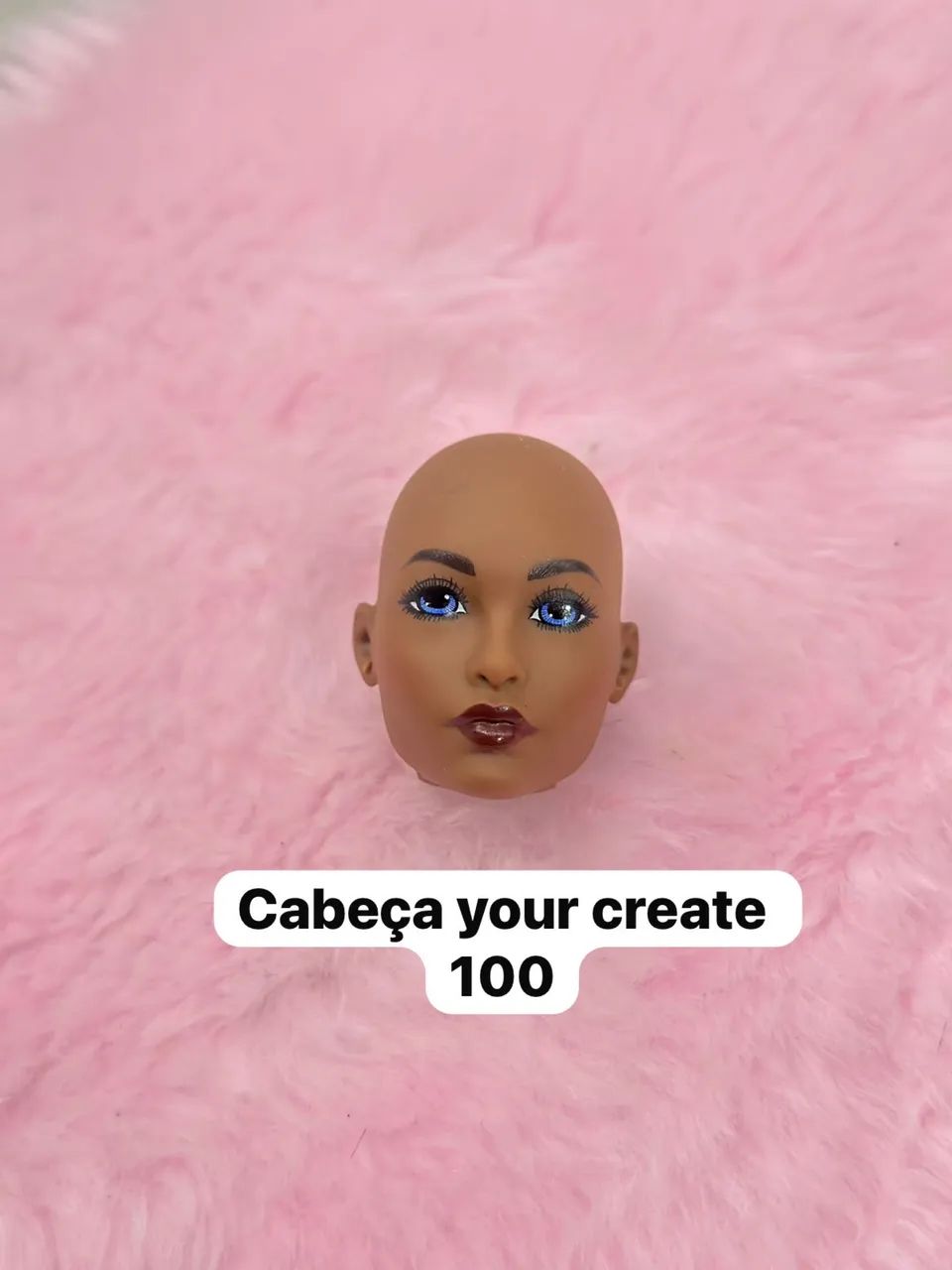 Cabeça barbie your create 