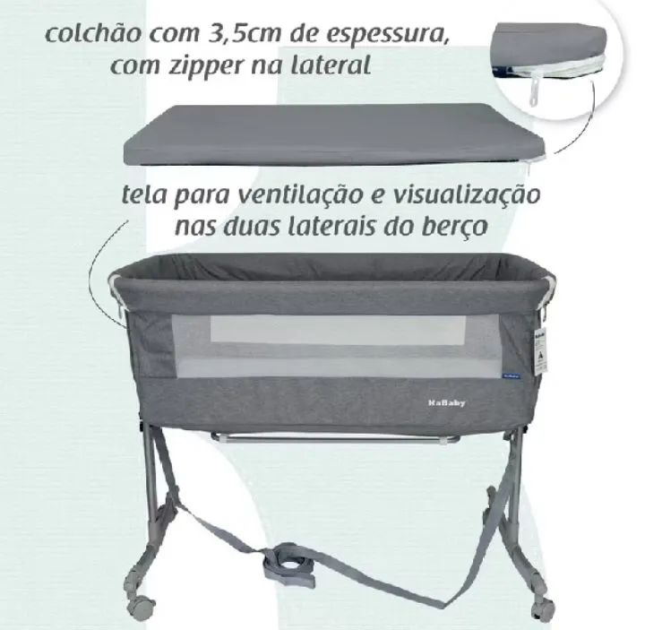 Berço Acoplado KaBaby 3 em 1 - Foto 5