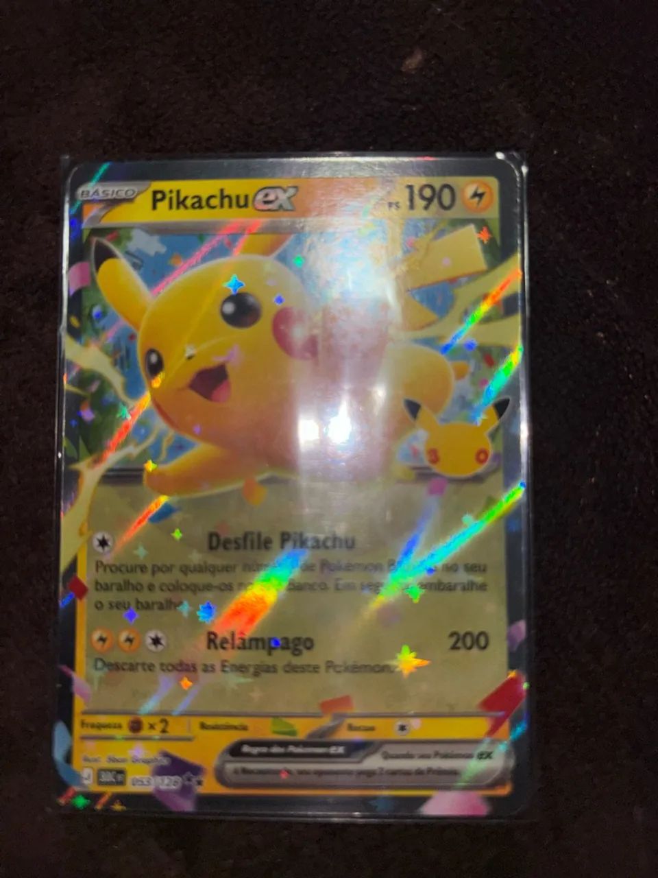 Pikachu ex 30 anos 053/128 - Foto 2