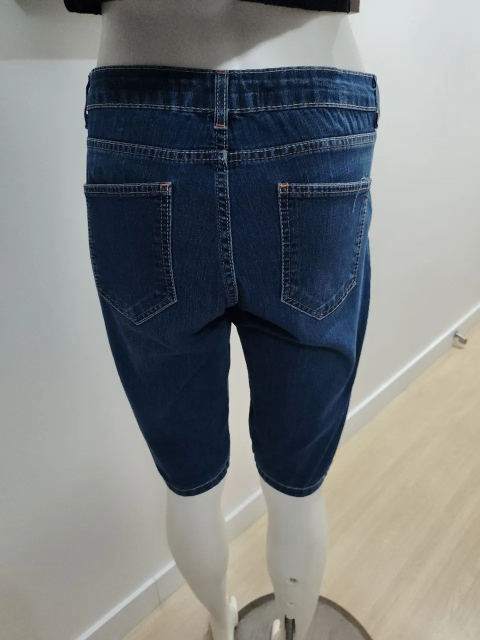 Kit com 3 Bermudas Jeans Femininas Tamanho 38 - Foto 4
