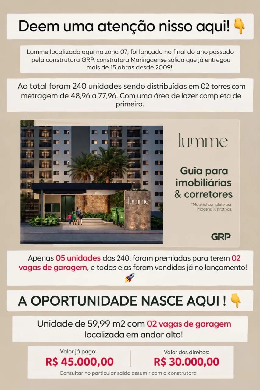 VENDE-SE DIREITOS LUMME -GRP