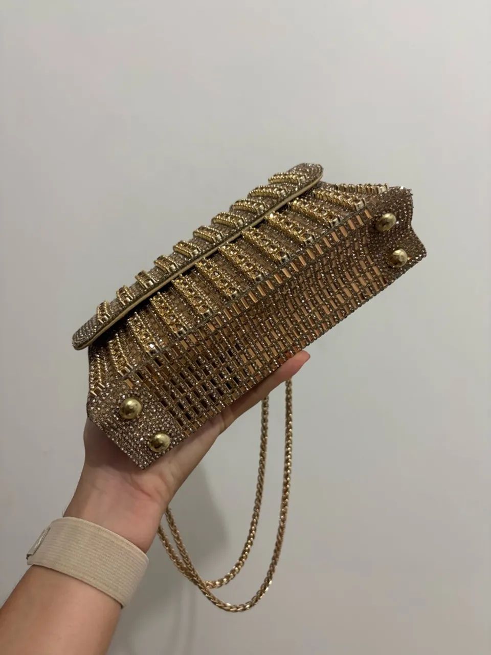 Bolsa dourada  - Foto 3