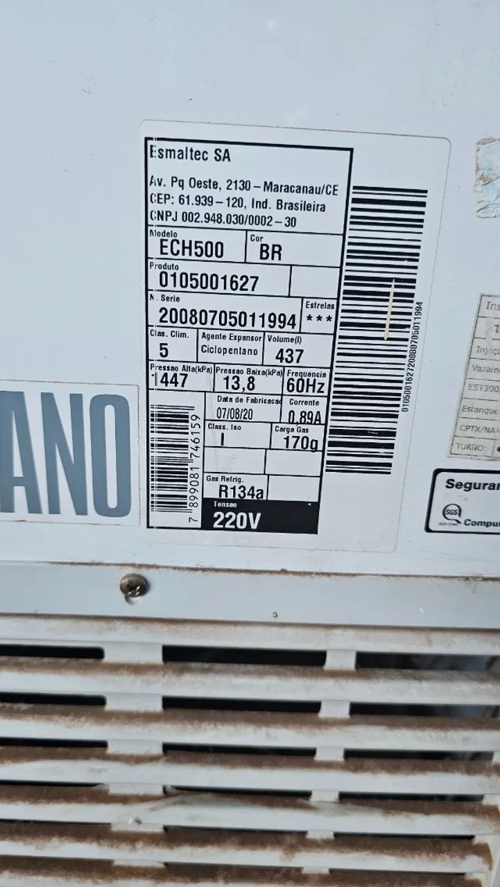 Freezer Horizontal Esmaltec ECH500 437 Litros 220V - 2 Tampas - Foto 3