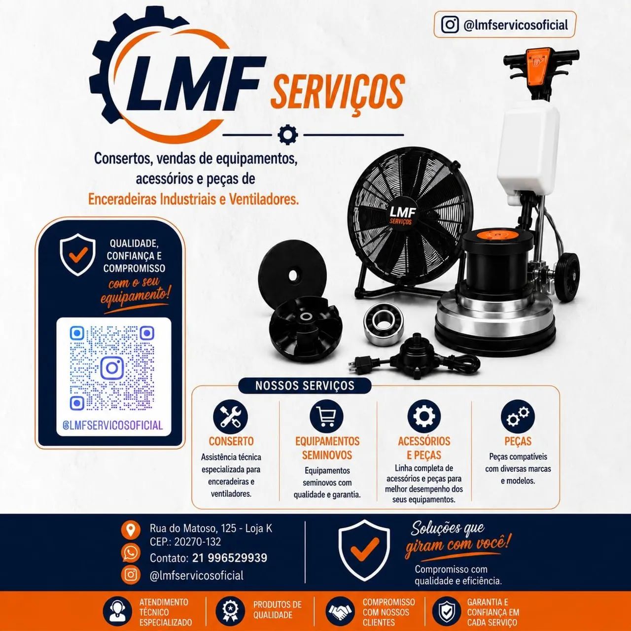 Mecânico de Enceradeiras Industrias e Ventiladores