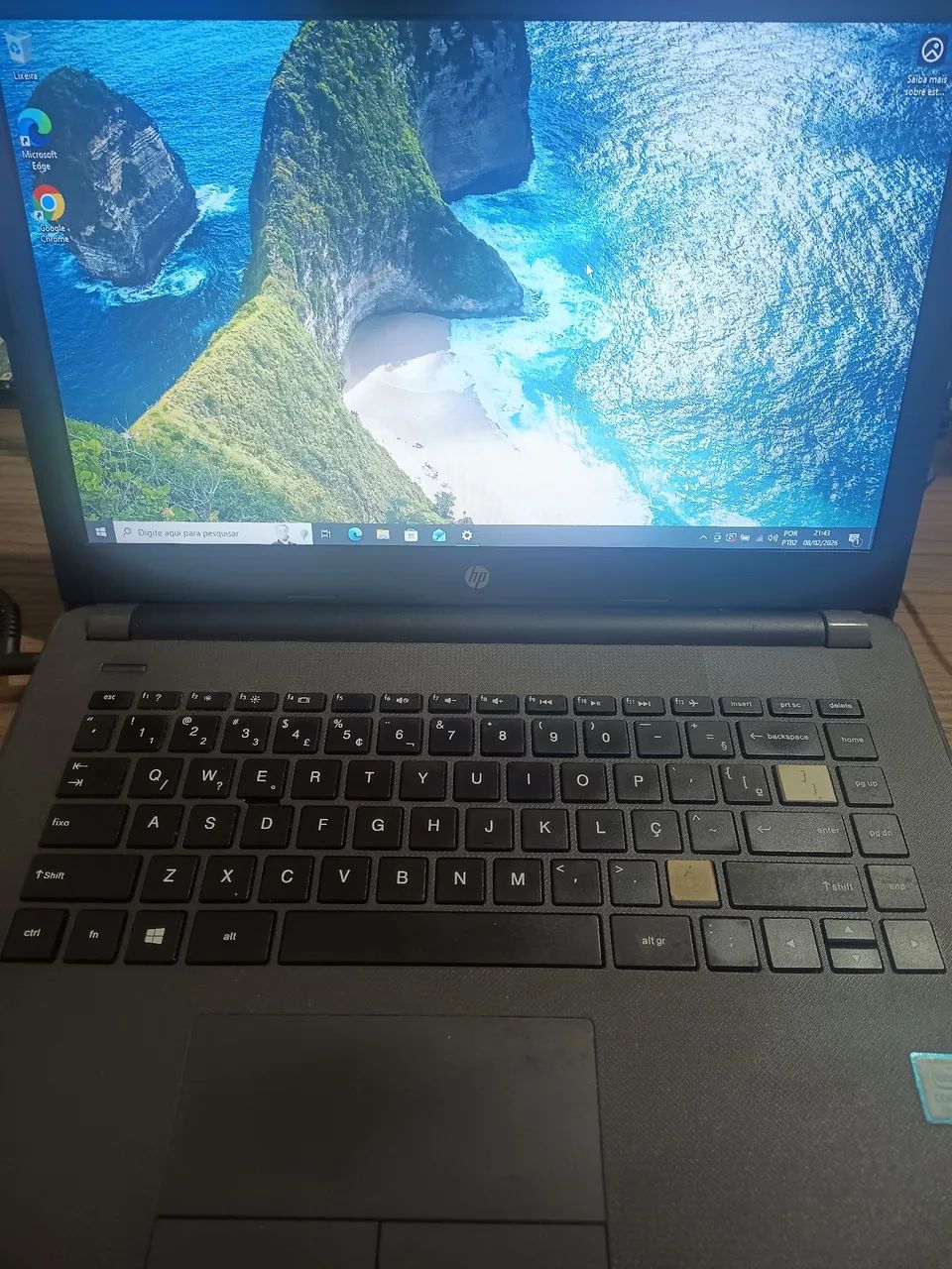 Notebook HP 240 G6 - usado