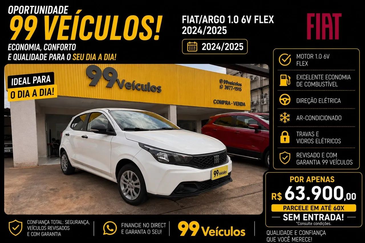 Fiat Argo 1.0 6V Flex. 2025