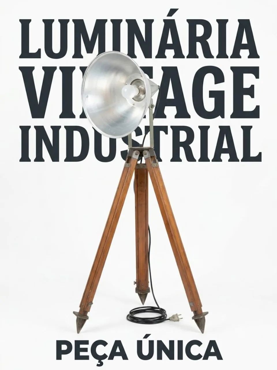 Par de Luminárias Industriais Rústicas  - Foto 3