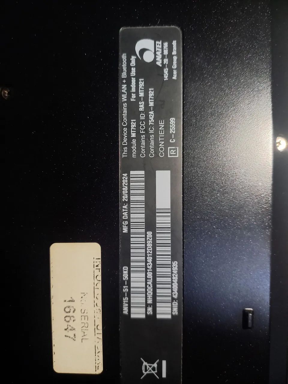 Notebook acer nitro v15 rtx 2050 13° geração  - Foto 5