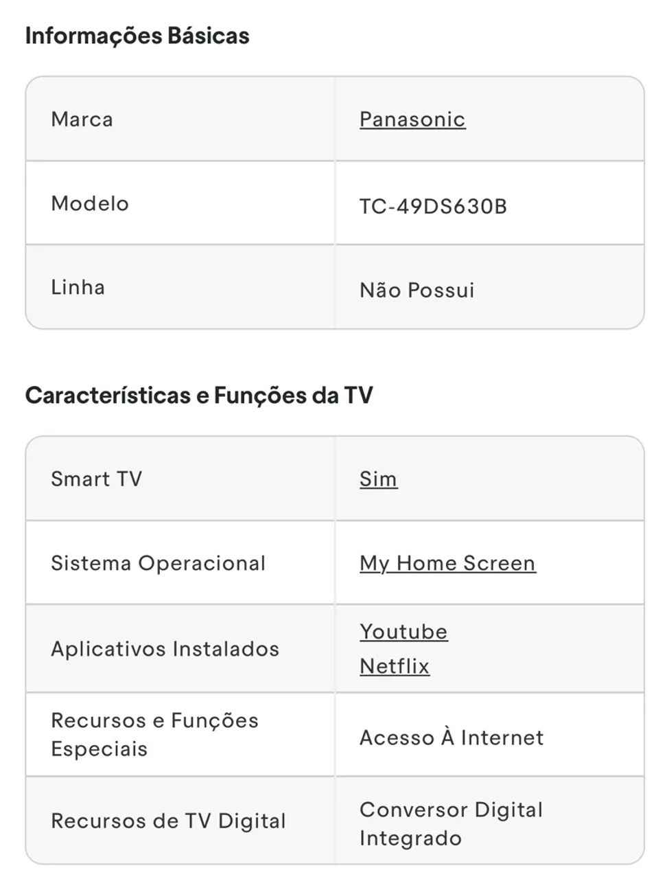 Tv Panasonic Led 49? - Foto 3