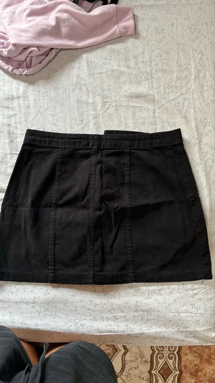 Saia jeans com botões  - Foto 2