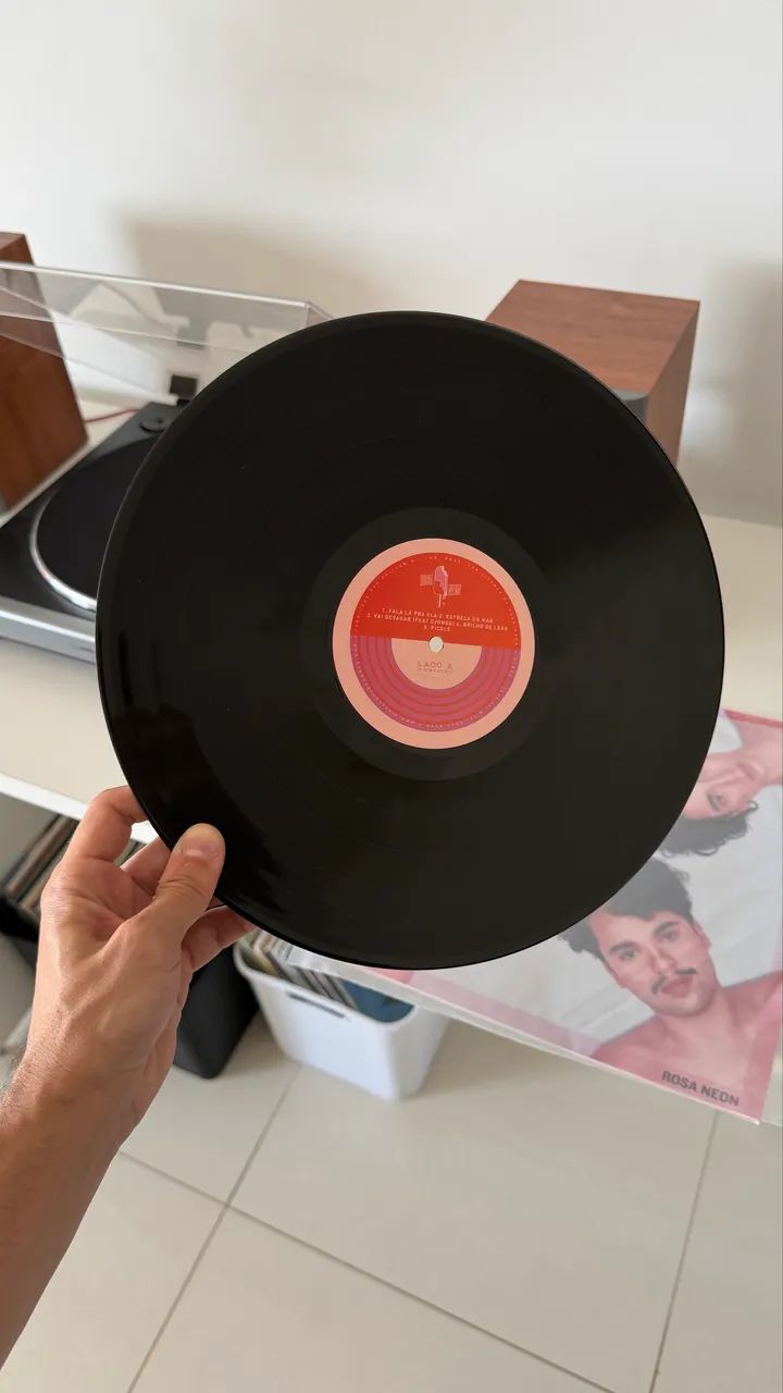 Disco de vinil LP Rosa Neon - Foto 3
