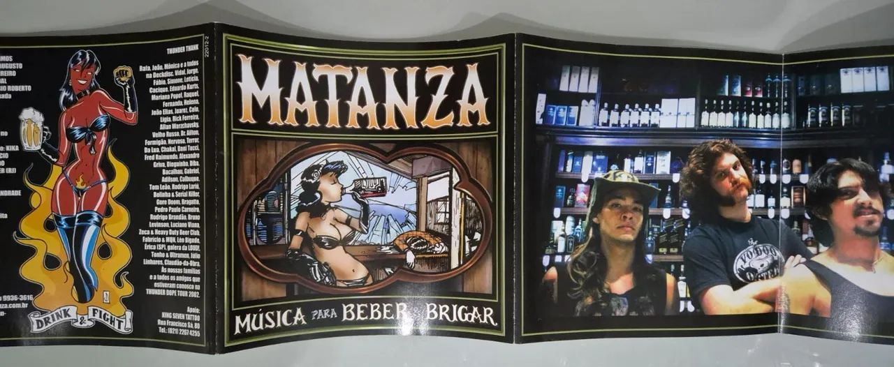 CD Matanza - Musica Para Beber e Brigar - Foto 3