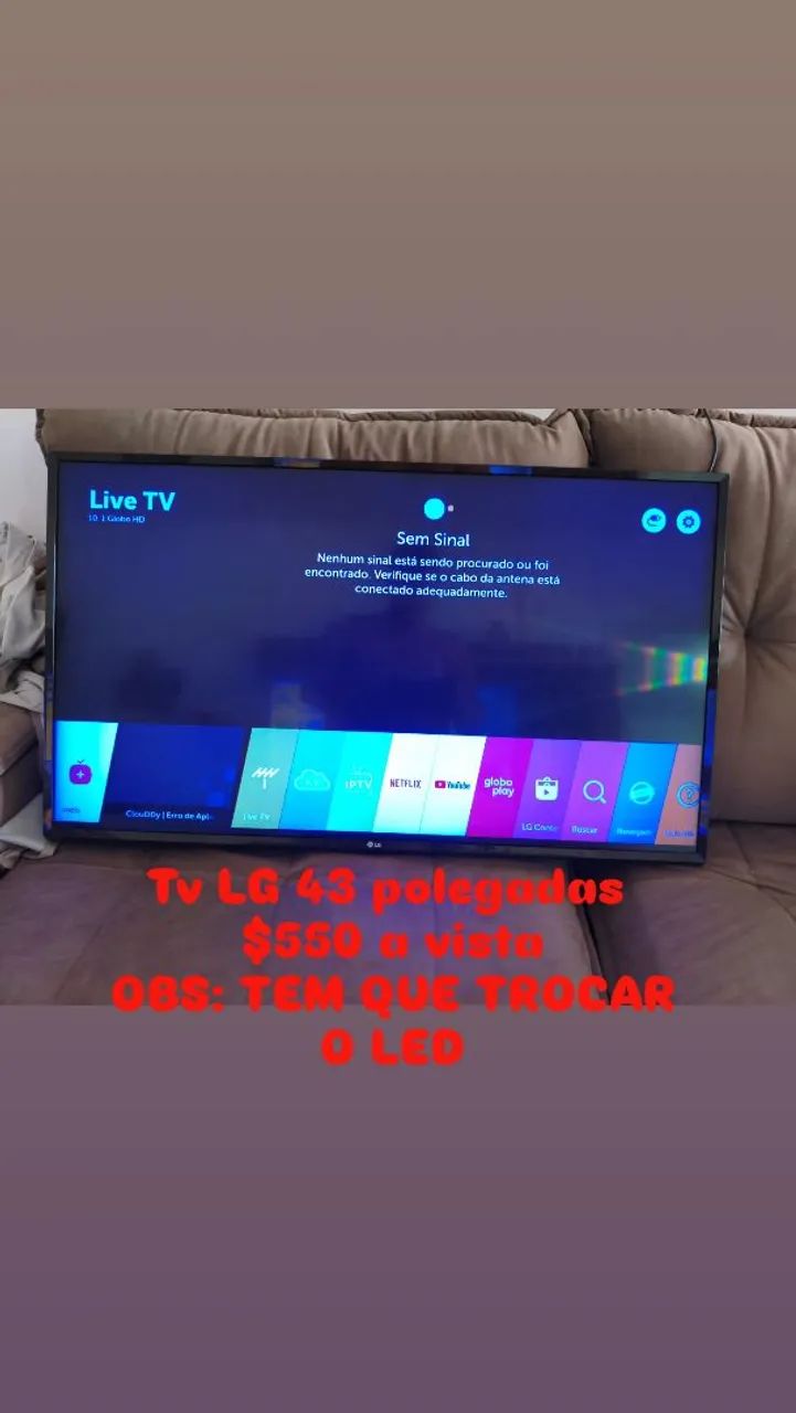 Smart Tv LG 43 polegadas 