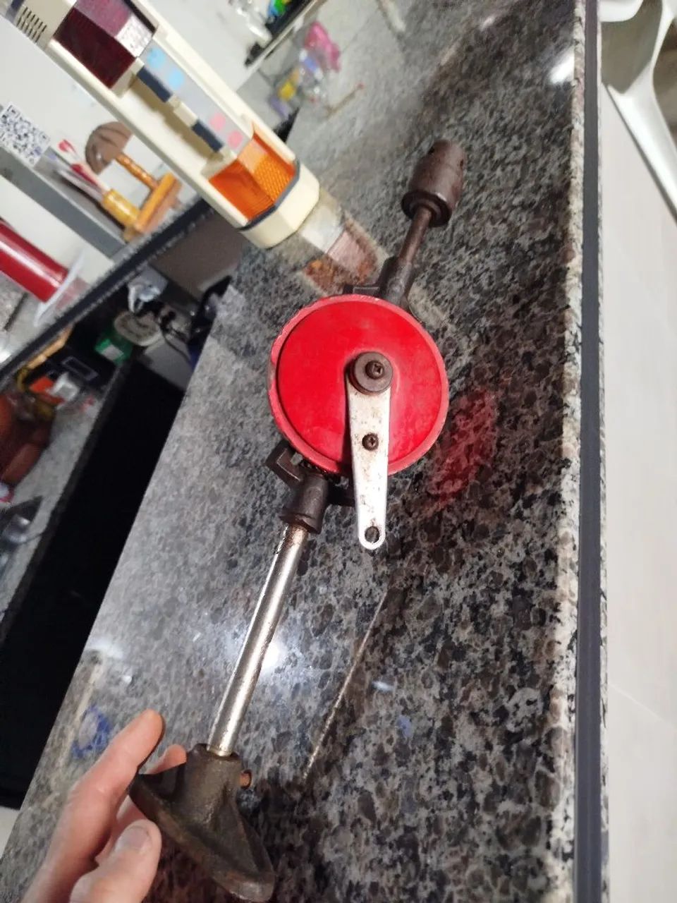 Furadeira manual de peito antigo  - Foto 2