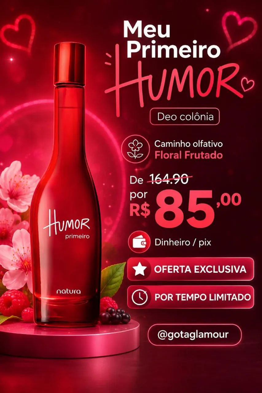 Meu primeiro humor Natura 