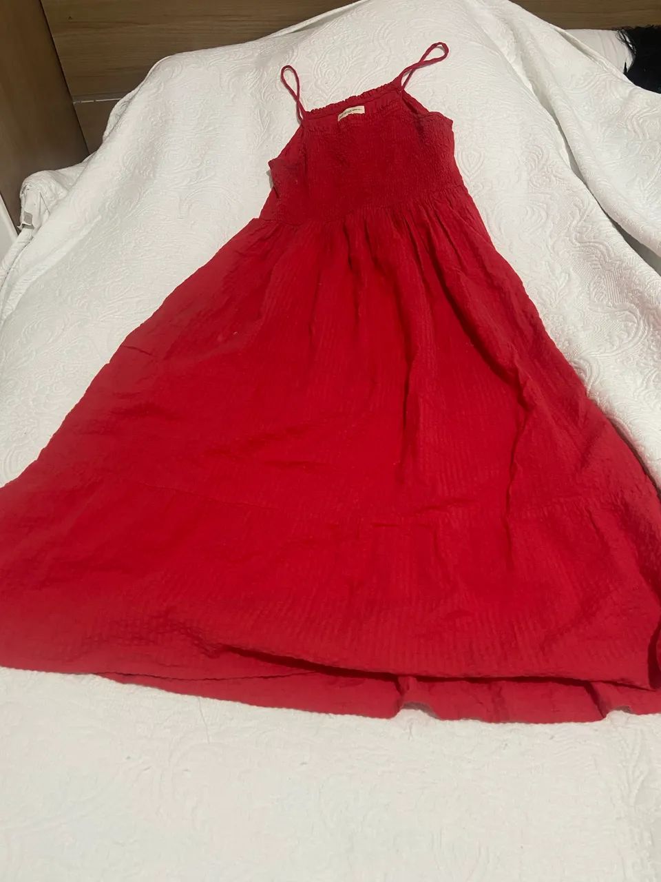 Vestido infantil vermelho