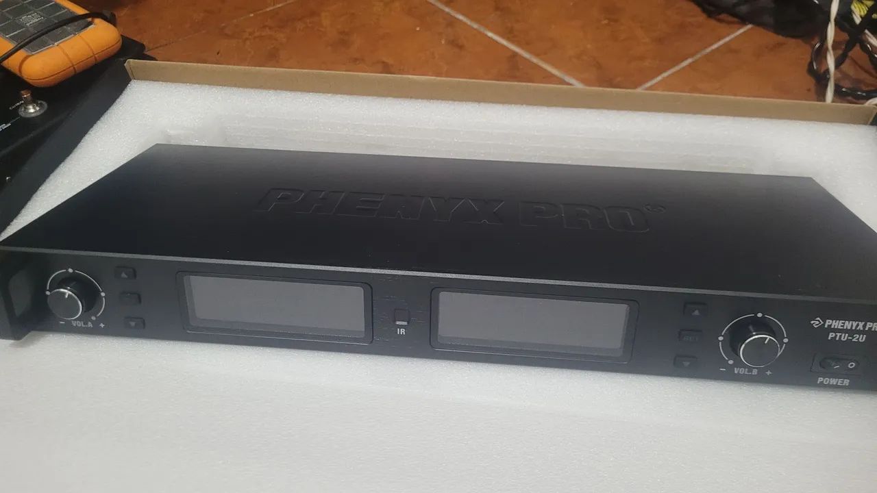 Kit Microfones sem fio Phenyx Pro PTU-2U - Foto 2