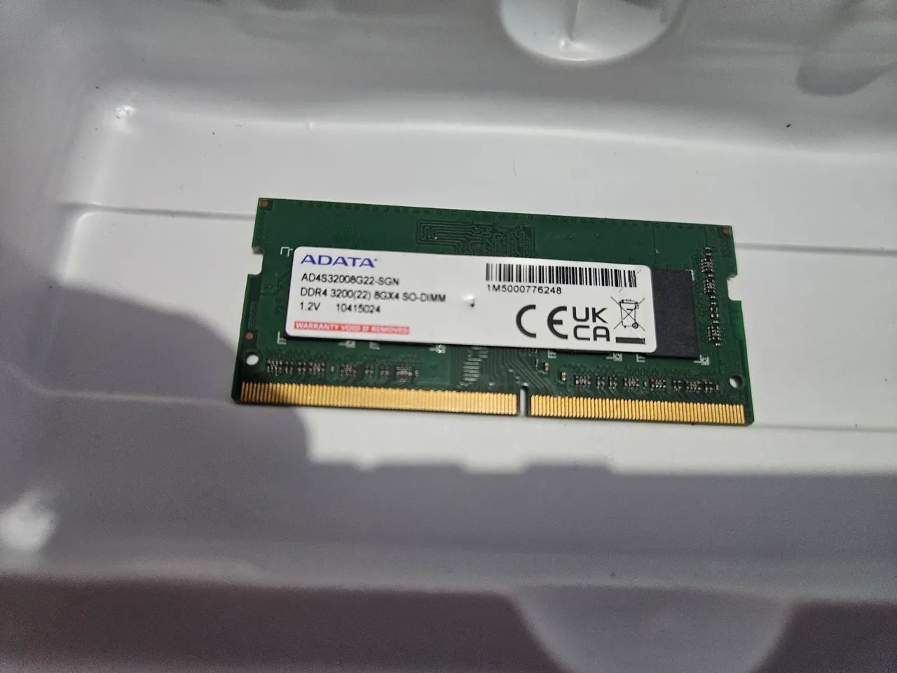 MEMÓRIA RAM ADATA 8GB DDR4 3200MHZ OEM NOVA! NOTEBOOK  - Foto 3
