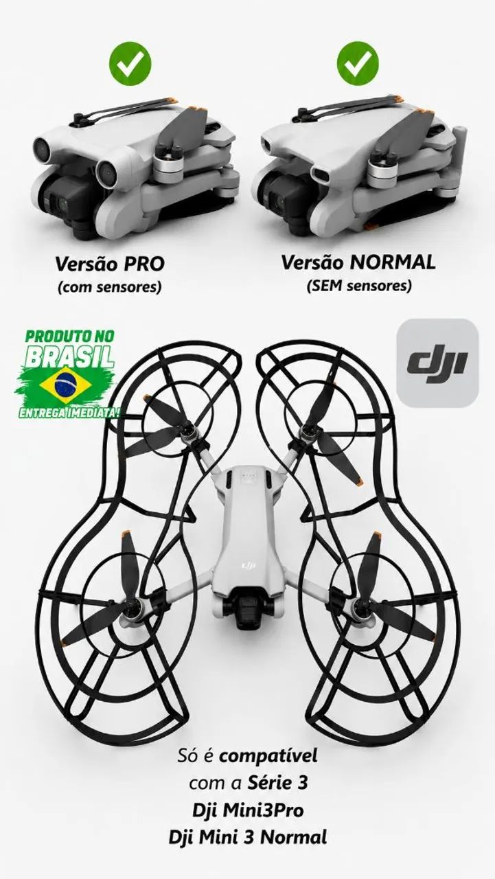 Protetor hélice dji mini 3 e mini 3 pro  - Foto 3