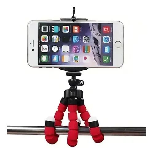 ? MINI TRIPÉ FLEXÍVEL SPIDER COM SUPORTE PARA CELULAR ? - Foto 4