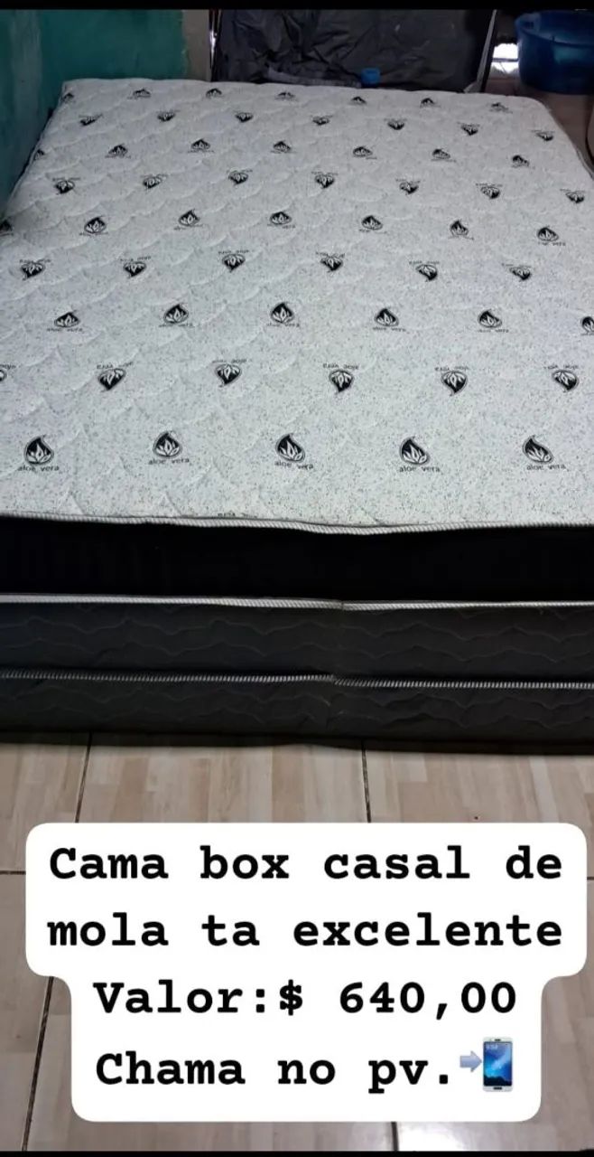Cama box de mola 
