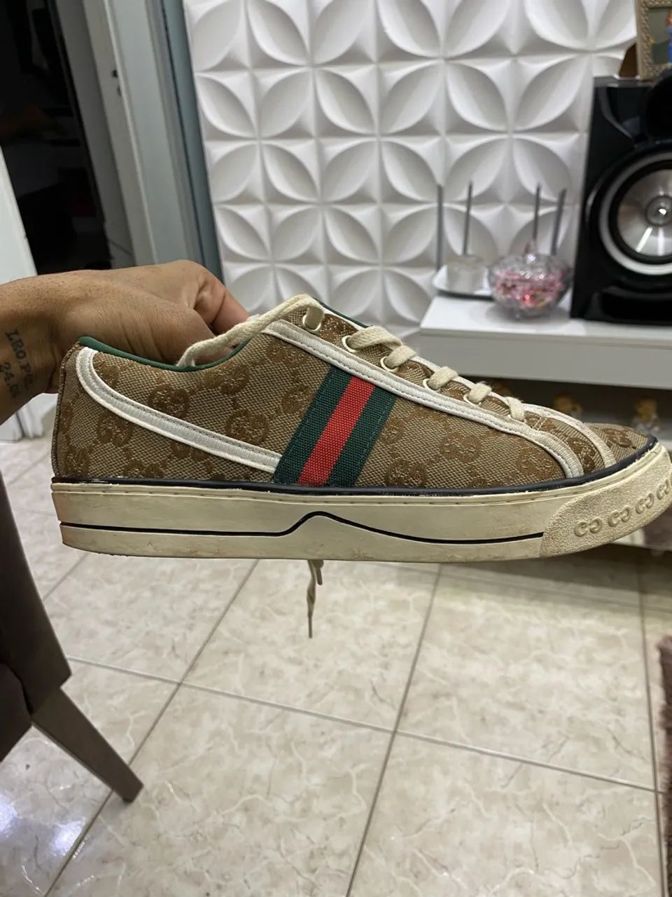 TÊNIS MODELO ESTILO GUCCI - 41 - Foto 4
