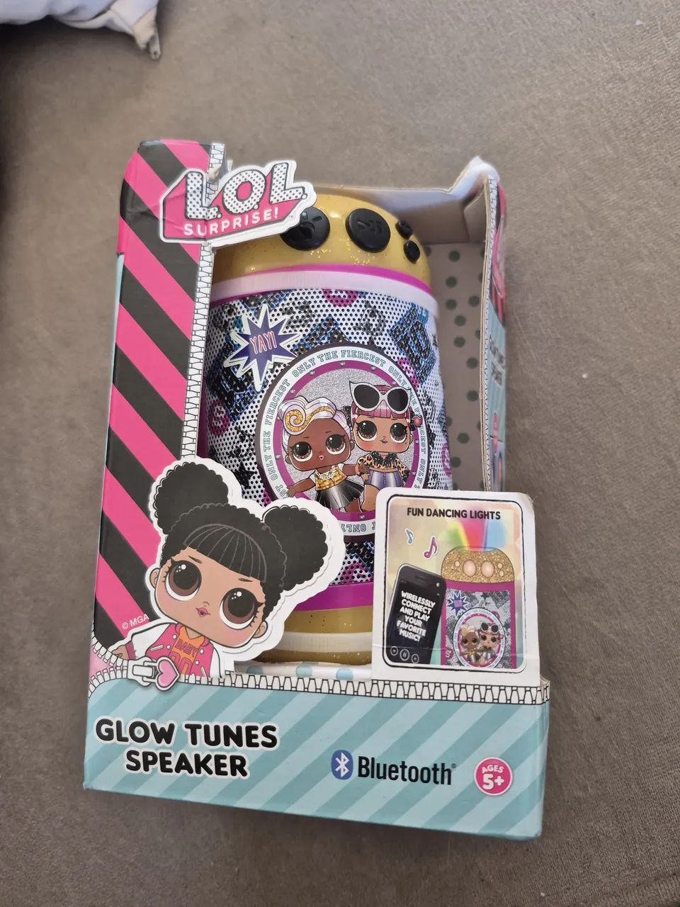 Caixa de Som L.O.L. Surprise! Glow Tunes Speaker Bluetooth